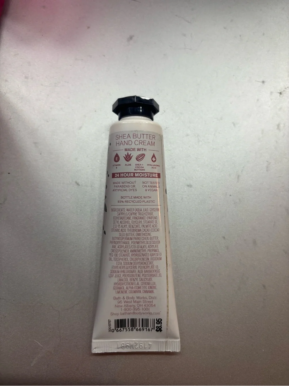 Bath & Body Works Pure Wonder Shea Butter Hand Cream - White & Black Accents